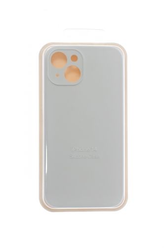 Чехол-накладка для iPhone 14 SILICONE CASE Защита камеры белый (9) оптом, в розницу Центр Компаньон
