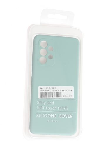 Чехол-накладка для Samsung A535F A53 SILICONE CASE NL OP закрытый бирюзовый (2) оптом, в розницу Центр Компаньон фото 3