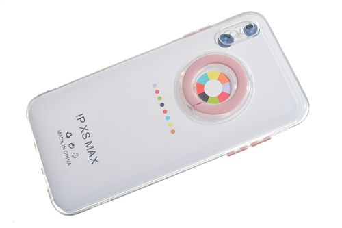 Чехол-накладка для iPhone XS Max NEW RING TPU розовый оптом, в розницу Центр Компаньон фото 3
