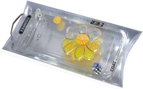 Чехол-накладка для iPhone 7/8 Plus YOUNICOU Цветок большой сыпучий TPU желтый оптом, в розницу Центр Компаньон фото 2
