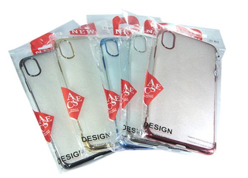 Чехол-накладка для XIAOMI Redmi 7A ELECTROPLATED TPU DOKA серебро оптом, в розницу Центр Компаньон фото 3