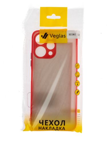 Чехол-накладка для XIAOMI Redmi 12 VEGLAS Fog красный оптом, в розницу Центр Компаньон фото 3