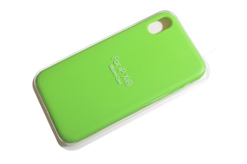 Чехол-накладка для iPhone XR VEGLAS SILICONE CASE NL закрытый ярко-зеленый (31) оптом, в розницу Центр Компаньон фото 2