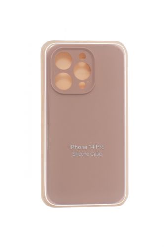 Чехол-накладка для iPhone 14 Pro SILICONE CASE Защита камеры светло-розовый (19) оптом, в розницу Центр Компаньон