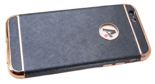Чехол-накладка для iPhone 6/6S ANYLAND TPU+Кожа черный оптом, в розницу Центр Компаньон фото 2