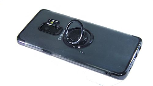 Чехол-накладка для Samsung G960F S9 ELECTROPLATED TPU КОЛЬЦО черный оптом, в розницу Центр Компаньон фото 3