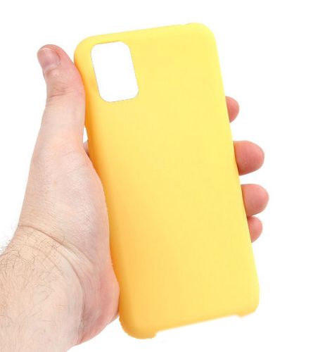 Чехол-накладка для Samsung A715F A71 SILICONE CASE желтый (20) оптом, в розницу Центр Компаньон