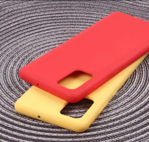 Чехол-накладка для Samsung A515F A51 SILICONE CASE закрытый красный (1) оптом, в розницу Центр Компаньон фото 2