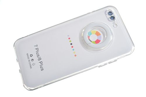 Чехол-накладка для iPhone 7/8 Plus NEW RING TPU белый оптом, в розницу Центр Компаньон фото 2