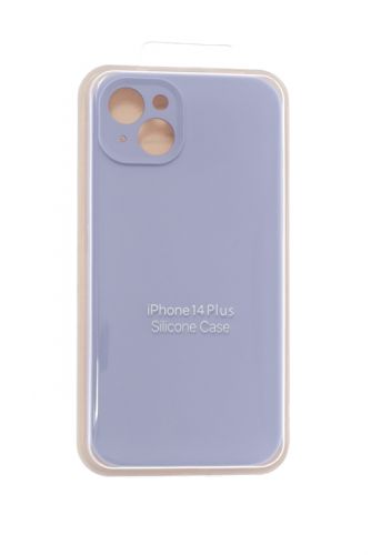 Чехол-накладка для iPhone 14 Plus SILICONE CASE Защита камеры сиреневый (41) оптом, в розницу Центр Компаньон