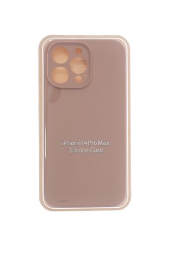 Чехол-накладка для iPhone 14 Pro Max SILICONE CASE Защита камеры светло-розовый (19) оптом, в розницу Центр Компаньон