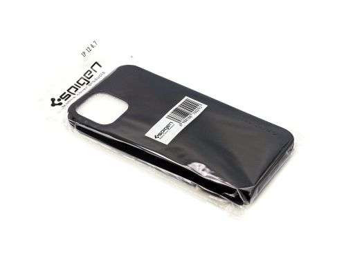 Чехол-накладка для iPhone 12 Pro Max SPIGEN TPU черный оптом, в розницу Центр Компаньон фото 2