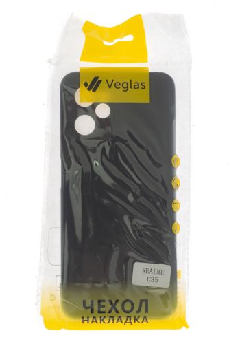 Чехол-накладка для REALME C35 VEGLAS Air Matte черный оптом, в розницу Центр Компаньон фото 2