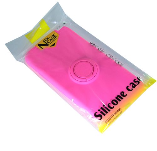 Чехол-накладка для iPhone 11 Pro Max SOFT TOUCH TPU КОЛЬЦО ярко розовый  оптом, в розницу Центр Компаньон фото 4