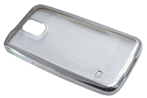 Чехол-накладка для Samsung G900/i9600 РАМКА TPU серебро оптом, в розницу Центр Компаньон фото 3