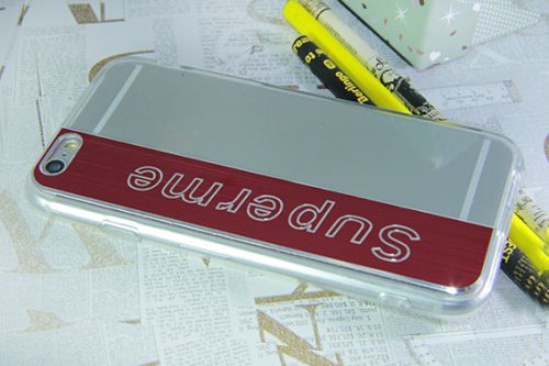 Чехол-накладка для iPhone 7/8/SE SUPERME TPU красный  оптом, в розницу Центр Компаньон фото 3