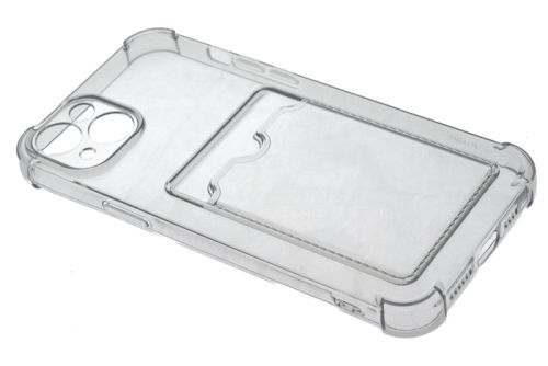 Чехол-накладка для iPhone 14 Plus VEGLAS Air Pocket черно-прозрачный оптом, в розницу Центр Компаньон фото 2