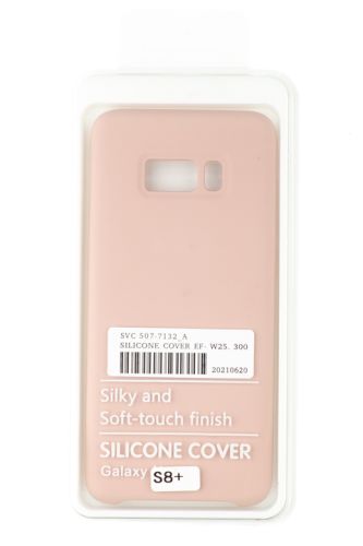 Чехол-накладка для Samsung G955H S8 Plus SILICONE CASE OP светло-розовый (18) оптом, в розницу Центр Компаньон фото 3