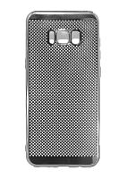 Купить Чехол-накладка для Samsung G950H S8 C-CASE РАМКА перфор TPU серебро оптом, в розницу в ОРЦ Компаньон