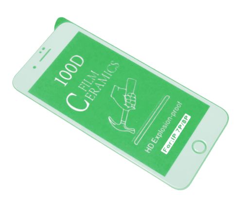 Защитная пленка для iPhone 7/8 Plus CERAMIC картон белый оптом, в розницу Центр Компаньон фото 3