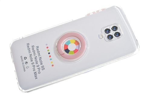 Чехол-накладка для XIAOMI Redmi Note 9S NEW RING TPU розовый оптом, в розницу Центр Компаньон фото 3