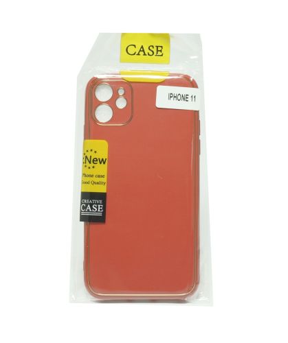 Чехол-накладка для iPhone 11 PC+PU LEATHER CASE красный оптом, в розницу Центр Компаньон фото 3