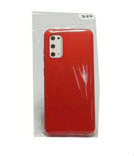 Чехол-накладка для Samsung G980F S20 LATEX красный оптом, в розницу Центр Компаньон фото 2