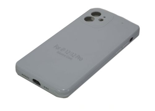 Чехол-накладка для iPhone 12 VEGLAS SILICONE CASE NL Защита камеры белый (9) оптом, в розницу Центр Компаньон фото 2