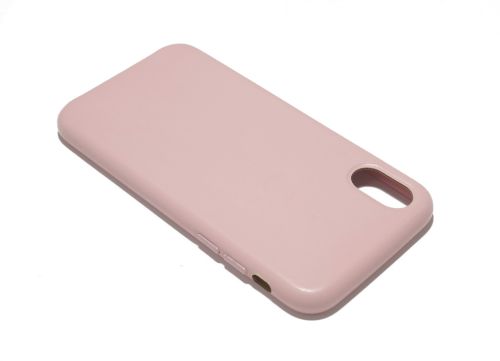Чехол-накладка для iPhone X/XS LEATHER CASE коробка розовый оптом, в розницу Центр Компаньон фото 2