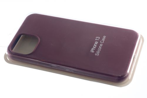 Чехол-накладка для iPhone 13 SILICONE CASE закрытый бордовый (52) оптом, в розницу Центр Компаньон фото 2