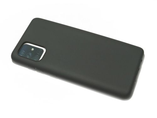 Чехол-накладка для Samsung A715F A71 LATEX черный оптом, в розницу Центр Компаньон фото 3