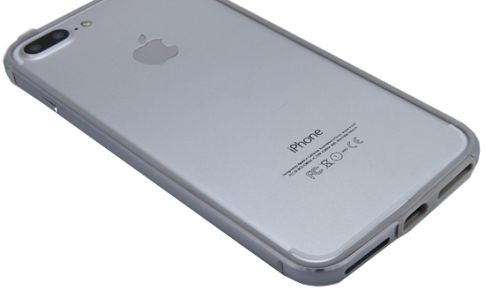 Бампер для iPhone7 (5.5) Metal+TPU серый оптом, в розницу Центр Компаньон фото 3