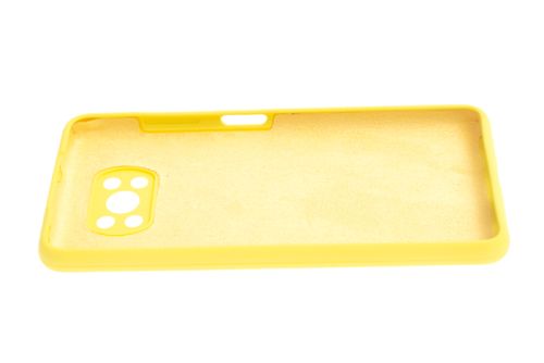 Чехол-накладка для XIAOMI Poco X3 NFC SILICONE CASE NL OP закрытый желтый (20) оптом, в розницу Центр Компаньон фото 3