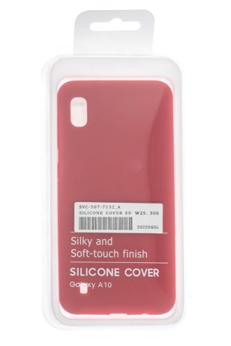Чехол-накладка для Samsung A105F A10 SILICONE CASE OP закрытый красный (1) оптом, в розницу Центр Компаньон фото 3
