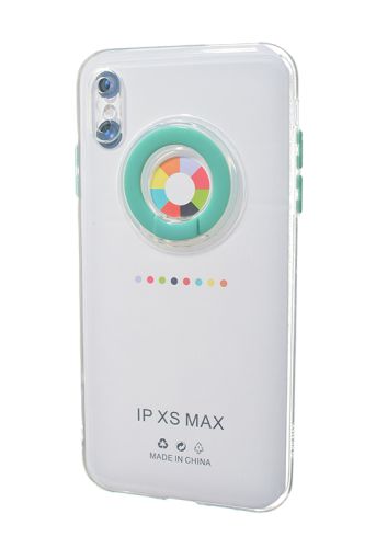 Чехол-накладка для iPhone XS Max NEW RING TPU бирюзовый оптом, в розницу Центр Компаньон фото 2