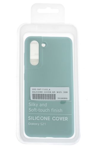 Чехол-накладка для Samsung G991 S21 SILICONE CASE OP закрытый бирюзовый (2) оптом, в розницу Центр Компаньон фото 4
