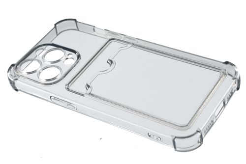 Чехол-накладка для iPhone 13 Pro VEGLAS Air Pocket черно-прозрачный оптом, в розницу Центр Компаньон фото 4