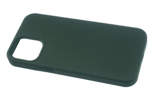 Чехол-накладка для iPhone 12 Mini SILICONE TPU поддержка MagSafe темно-зеленый коробка оптом, в розницу Центр Компаньон фото 4