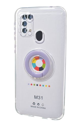Чехол-накладка для Samsung M315F M31 NEW RING TPU сиреневый оптом, в розницу Центр Компаньон фото 2