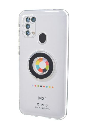 Чехол-накладка для Samsung M315F M31 NEW RING TPU черный оптом, в розницу Центр Компаньон фото 2