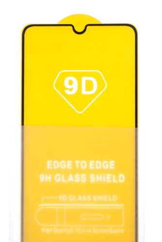 Защитное стекло для XIAOMI Redmi 9C FULL GLUE (желтая основа) пакет черный оптом, в розницу Центр Компаньон фото 3