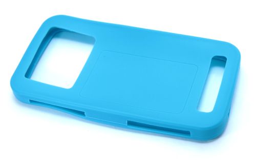 Чехол-накладка универсальная 5.3-5.8 TPU голубой оптом, в розницу Центр Компаньон
