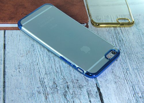 Чехол-накладка для iPhone 6/6S ELECTROPLATED TPU DOKA синий оптом, в розницу Центр Компаньон фото 4