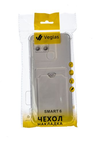 Чехол-накладка для INFINIX Smart 6 VEGLAS Air Pocket прозрачный оптом, в розницу Центр Компаньон фото 4