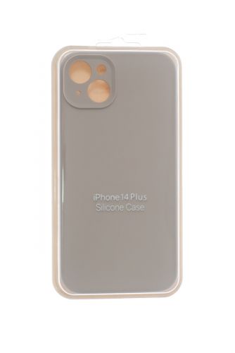 Чехол-накладка для iPhone 14 Plus SILICONE CASE Защита камеры кремовый (11) оптом, в розницу Центр Компаньон