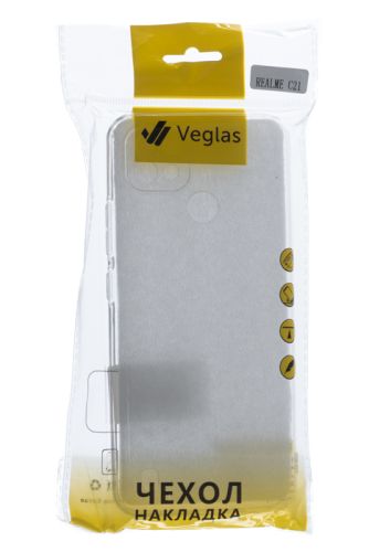 Чехол-накладка для REALME C21 VEGLAS Air прозрачный оптом, в розницу Центр Компаньон фото 3