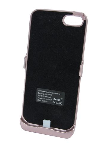 Внешний АКБ чехол для iPhone 7 (4.7) NYX 7-05 3800mAh розовое золото оптом, в розницу Центр Компаньон фото 3