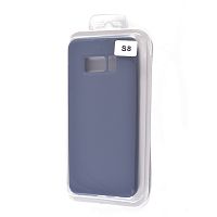Купить Чехол-накладка для Samsung G950H S8 SILICONE CASE NL закрытый темно-синий (8) оптом, в розницу в ОРЦ Компаньон