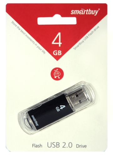 USB флэш карта 4 Gb USB 2.0 Smart Buy V-Cut черный оптом, в розницу Центр Компаньон фото 2