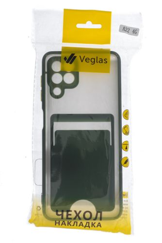 Чехол-накладка для Samsung A225F A22 VEGLAS Fog Pocket зеленый оптом, в розницу Центр Компаньон фото 4